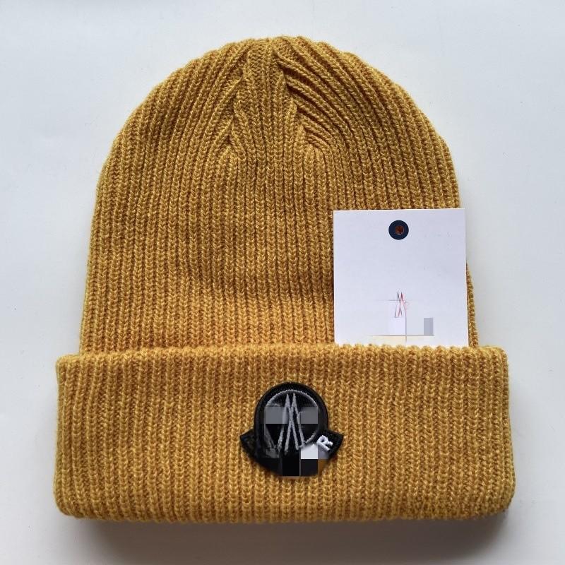 Casual Knitted Hat Fall Winter Unisex Acrylic Warm Windproof Outdoor Beanie