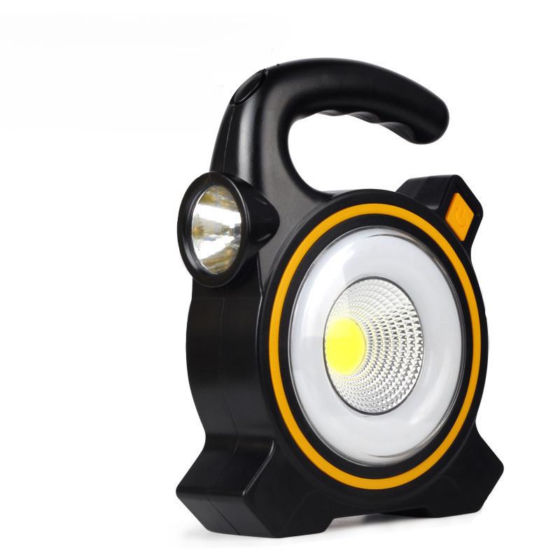 Outdoor LED Portable Lantern Tent Light COB Work Lamp Solar Emergency Spotlight Rechargeable Floodlight for Hiking Camping Light