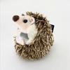 Passende Igel-Schlüsselanhänger, Flauschig, Niedlich, Stilvolle Plüschtiere, Geschenke, Bänder, Schlüsselringe (Braun)