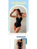 Women's Sexy V-neck One-Piece Swimsuit – Elegant European & American Style