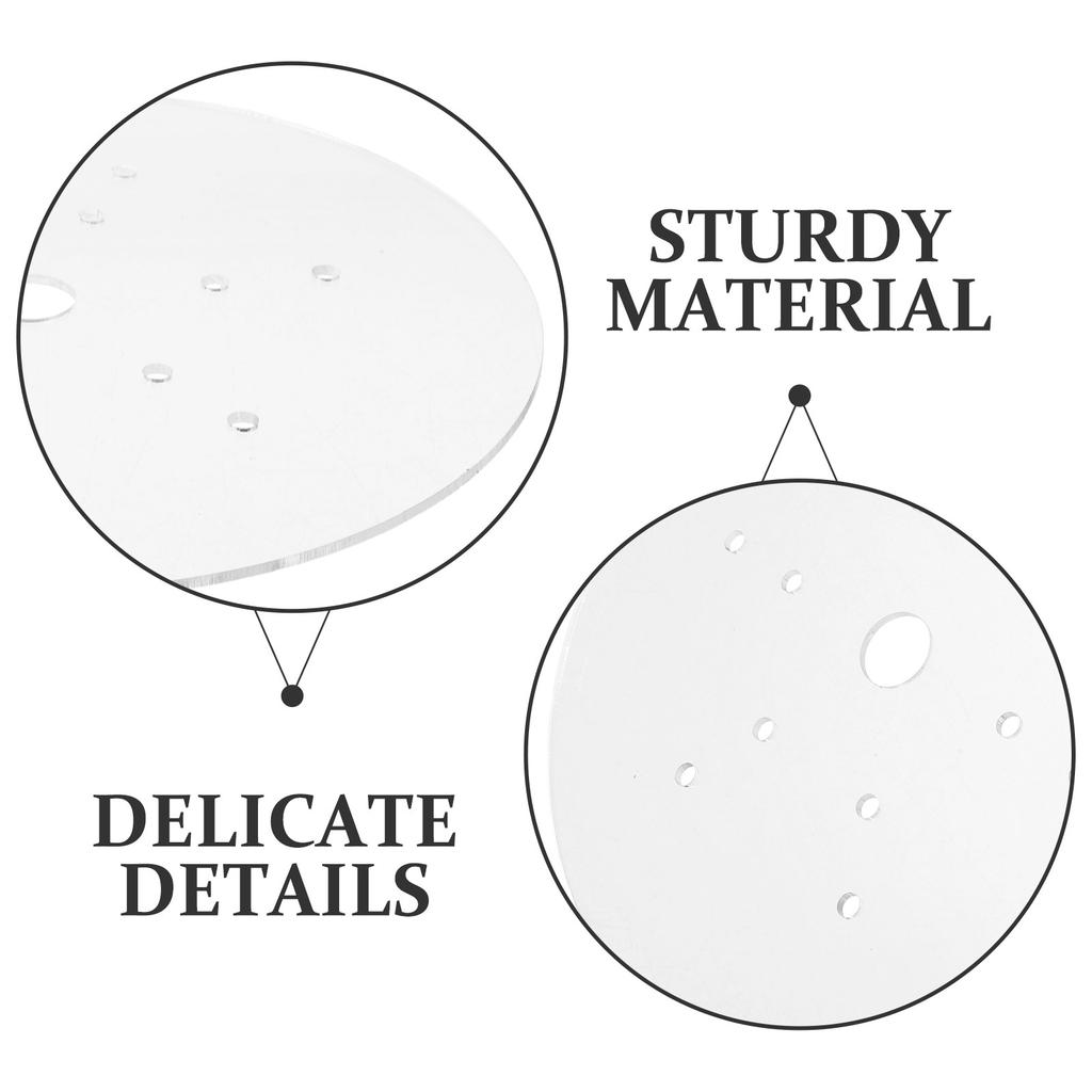 Round Fish Tank Lid Transparent Acrylic Top Cover 22cm/8.65in Fish Bowl Lid Clear Escape-proof Anti-Jumping Fish Bowl Cover