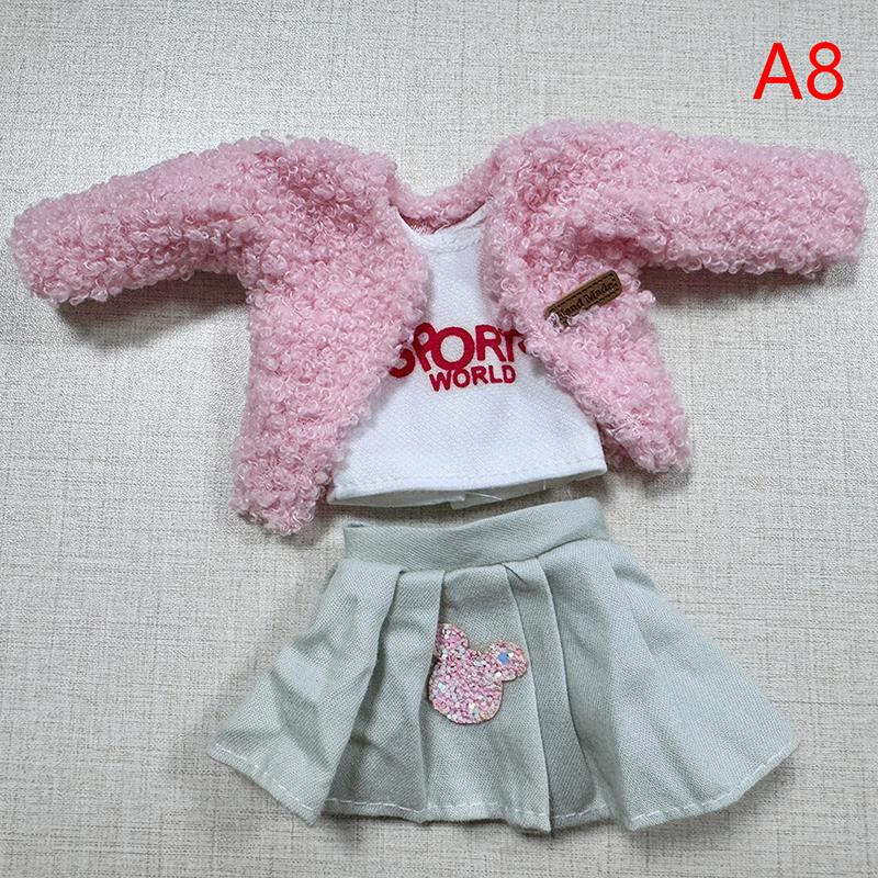 1/6 30Cm Dolls Clothes Baby Doll College Style Uniform Dress Doll Girl Toys