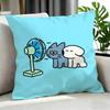 Cartoon CCartoon Cat  Dog Cushion Cover Cushion Cover Set Pcs x x x Pillowcase Decorative Sofa Home Decor