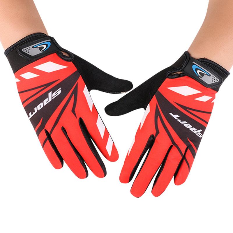 Outdoor Cycling Sun Protection Gloves for Men and Women Sports Full Finger Frisbee Touch Screen Gloves Fitness Breathable Mountaineering Gloves