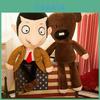 Mr Bean e Ursinho de Pelúcia Brinquedo de Pelúcia Macio Ideal para Crianças Presentes de Natal e Colecionáveis