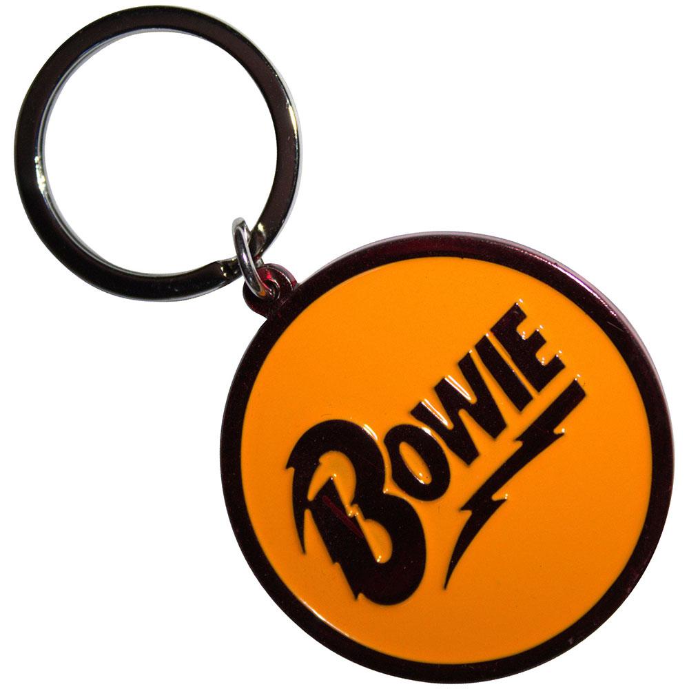 David Bowie Circle Logo Keyring