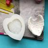 Creative Shape Diy Handmade Angel Heart Shape Wings Silicone Mold Office Storage Ornaments Candle Holder Mold Making Supplies