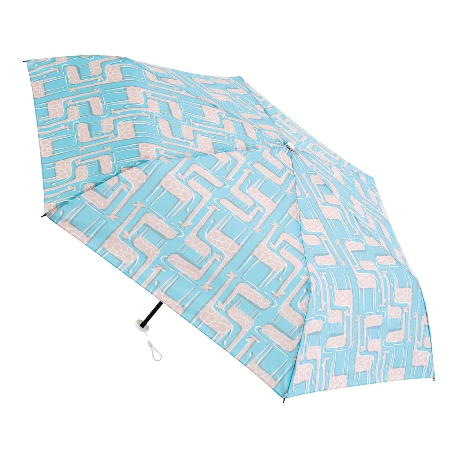 

Женский складной зонт Moonbat [Esta], Ветрозащитный, Идеально подходит для поездок на работу и в школу, Мини Жираф, 31-230-10348-32, Синий