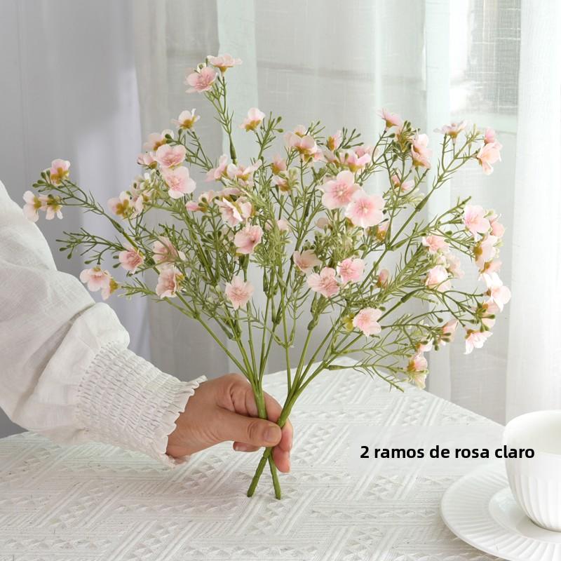 Rustic Flasket Set Artificial Flowers Dried Flowers Living Room Desktop Floral Art Decorations Small Floral Pattern Tia...