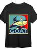 Funny Black Graphic T-Shirt Collection for Men Featuring Pablo Sanchez Goat, Style Number 338428