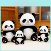 Dragon Panda Hat Plush Toy Animal Stuffed Doll Kids Gift Decoration Bedroom