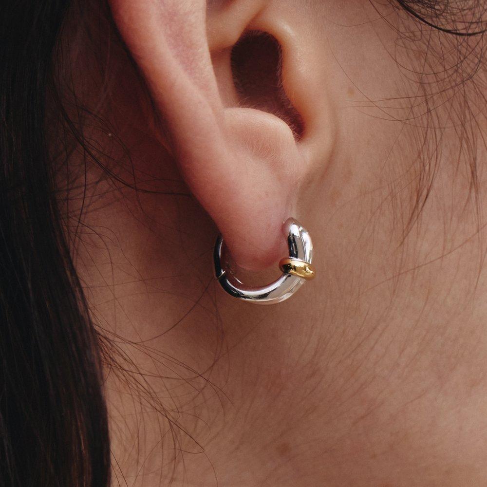 Aceh Silver (C) One-Touch Earrings Hl5E43500C9Xxx