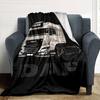 1pc DAF Truck Soft Flannel All Season Throw for Home, Office, Outdoor UseDurable Comfort Soft Warm Throw for Home