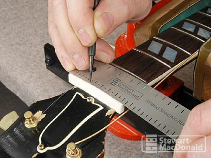 StewMac String Spacing Rule Nut Groove Cutting Gauge [Product]