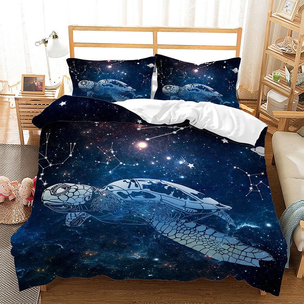 Fashion Technology Printing, 3D Digital Printing, Bedding, Duvet Covers, Pillowcases, Three-piece Sets