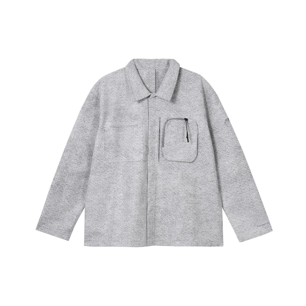 Nike Forward Solid Color Long Sleeve Jacket Men Jacket Cool-Gray DV9993-084