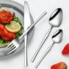Besteckset Wiederverwendbares Besteck 16-teiliges Edelstahl-Besteckset für Essen Steak Küche Mittagessen Speisen Zuhause Wohnung
