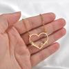 Atoztide Personalized Custom Rose Heart Name Necklaces for Women Stainless Steel Pendant Choker Link Chain Birthday Jewelry Gift