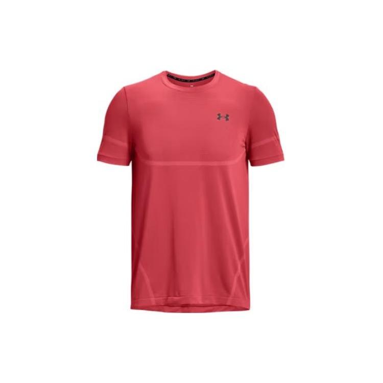 Under Armour Rush Seamless Legacy T-shirt Red Men s 1376781-638 S