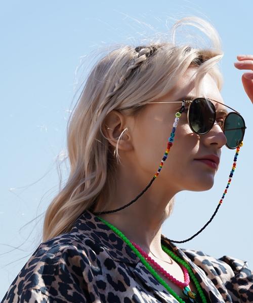 Bongbo Kitsch Color Beads Chain Glasses Strap
