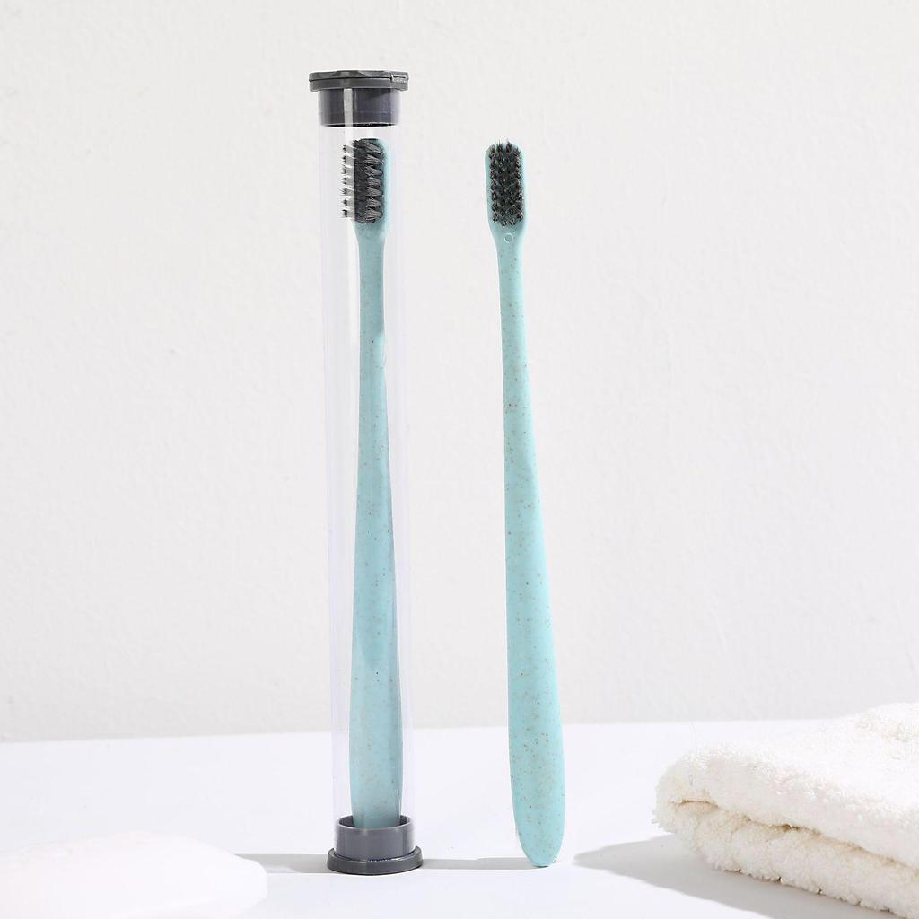 Eco-Friendly Soft Bristle Toothbrush with Customizable Logo