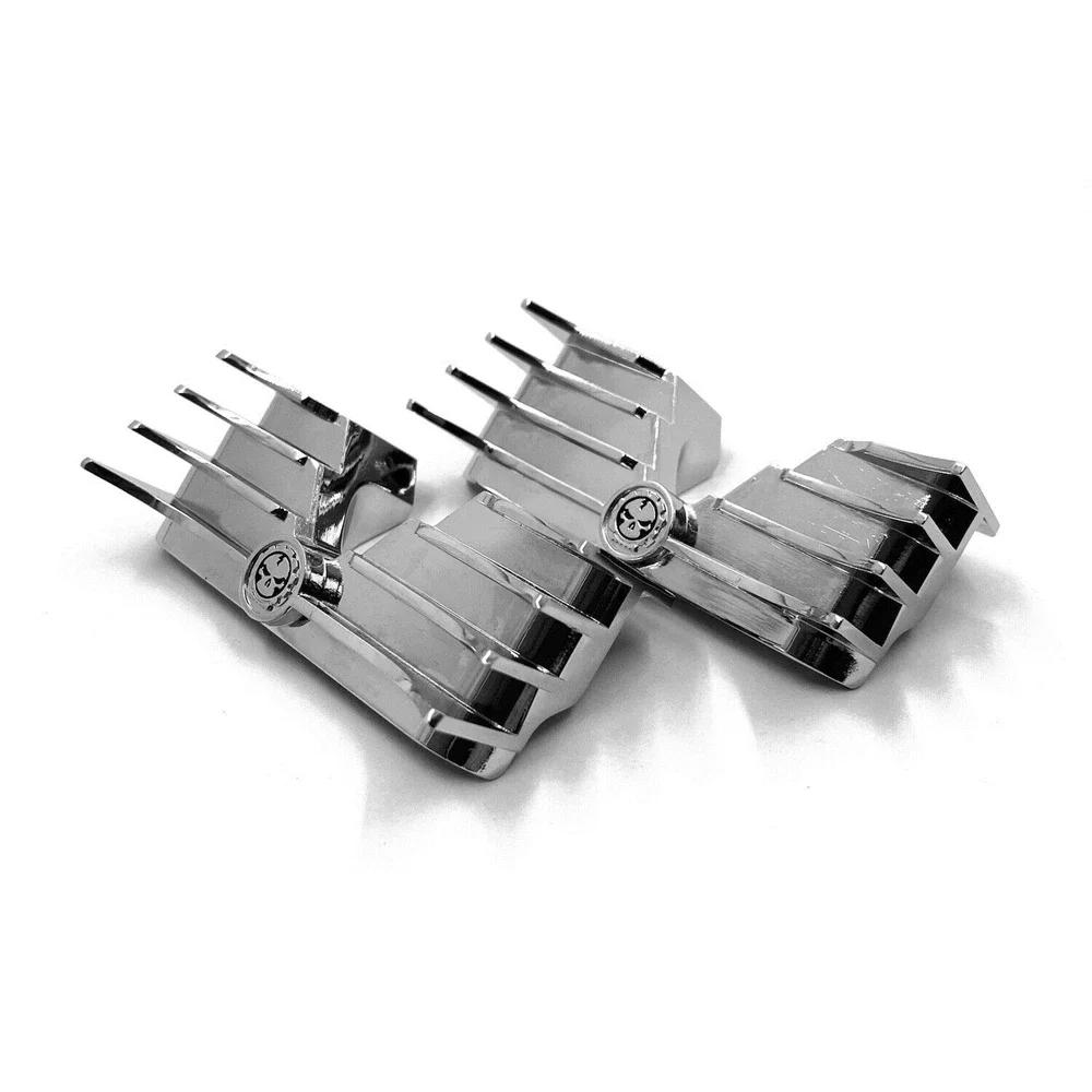 Chrome/Black Finned Headbolt Bridge Spark Plug Head Bolt Cover For Harley Davidson 2004&up Sportster XL Aftermarket