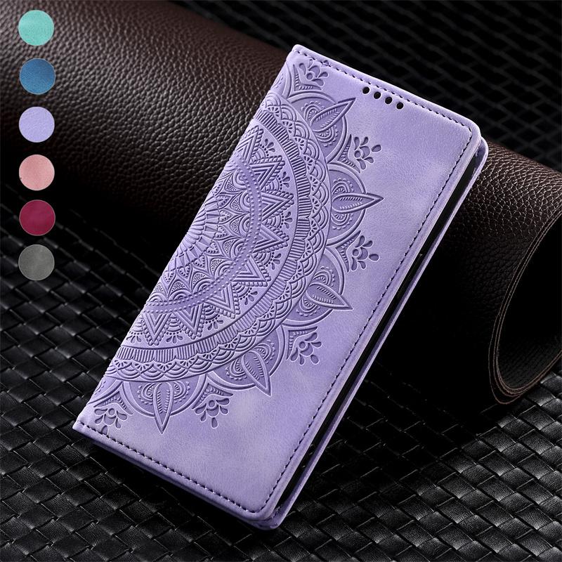 Case for Etui Oppo Reno14 Pro Flip Case for Oppo Reno14 Pro Reno 14 Cover Magnetic Leather Totem Flower Phone Case Fundas Coque