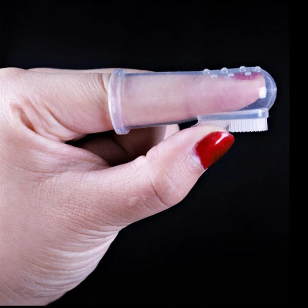 Teeth Cleaning For Dog Super Soft Finger Toothbrush Brush Clear Teeth Tool Cat Cleaning Pet Puppy Supplies Accessories