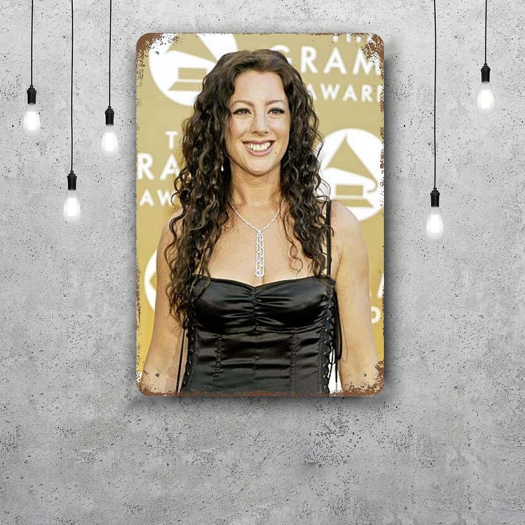 Sarah McLachlan Decor Poster Vintage Tin Sign Metal Sign Decorative Plaque for Pub Bar Man Cave Club Wall Decoration