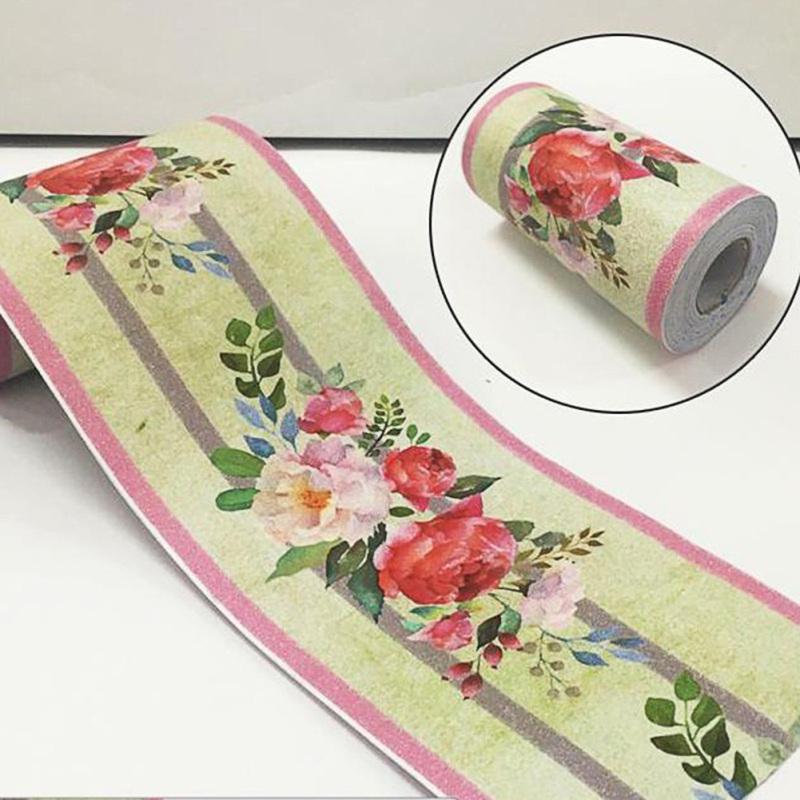 Striscia Battiscopa Autoadesiva da 10M Adesivo Murale Decorazione Murale Artistica in PVC per Soggiorno Cucina