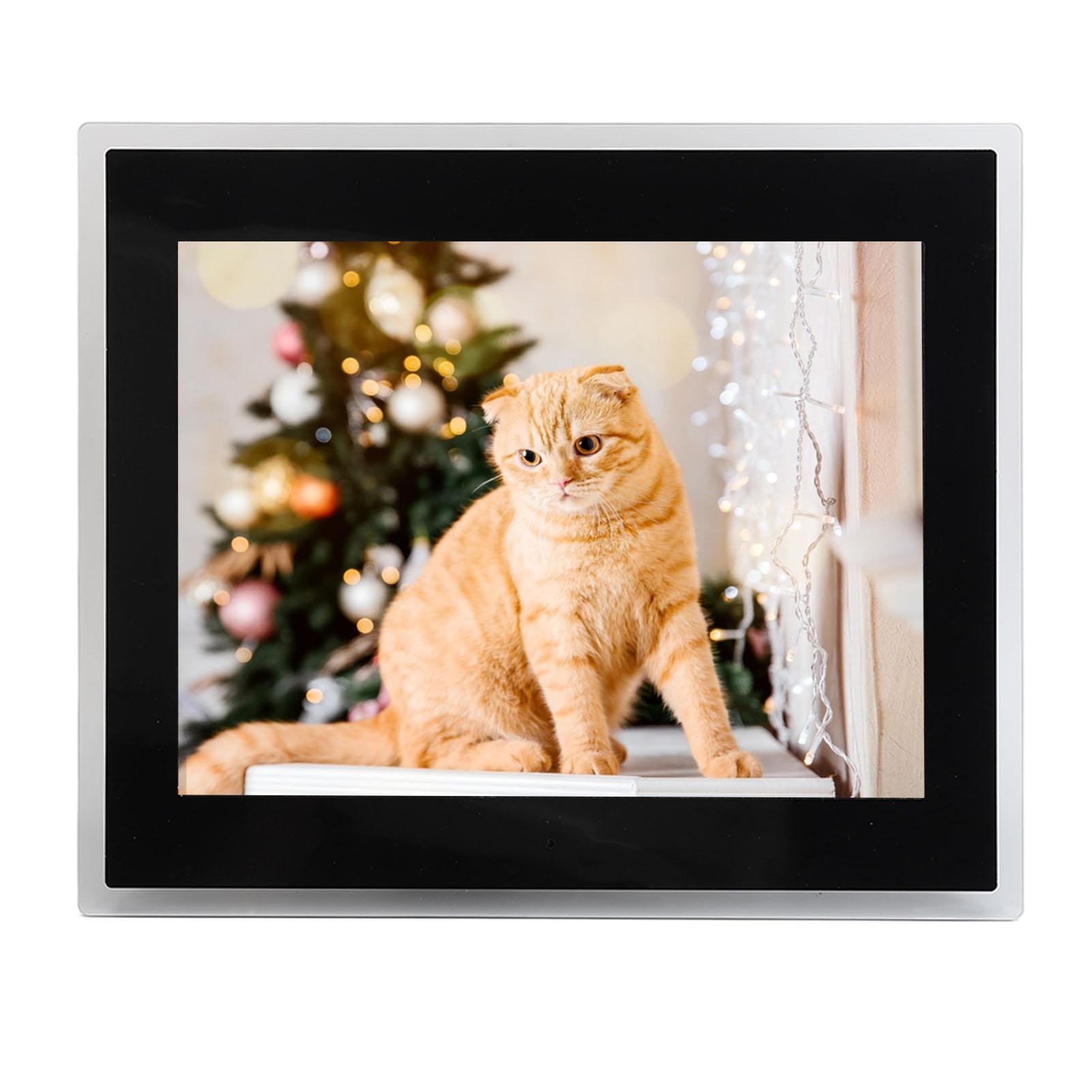 

15-дюймовая цифровая фоторамка высокой четкости 4:3 ЖК-экрана Стереозвук Динамик Электронное фото UK Plug