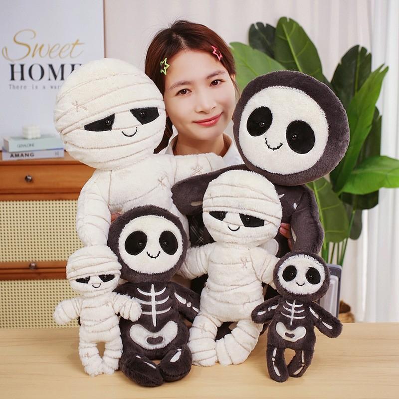 Skull Plush Mummy Toys Pp Cotton Halloween Decorations Children Giving Gift