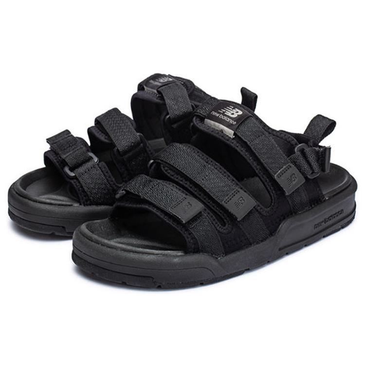 new New Balance Velcro Unisex Black Sandals