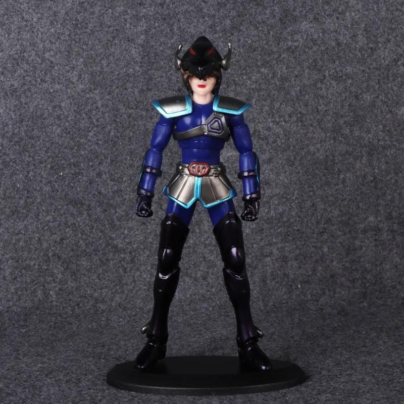 19CM Japanese Anime Saint Seiya Figure Phoenix Ikki Hyoga Seiya Shiryu Standing Figure Toy PVC Box Figure Collection Decoration