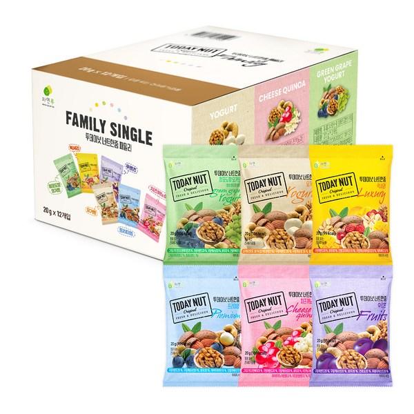 

Today Nut Nut Handful Family 6 Piece Set, 1 Set, Korean nuts