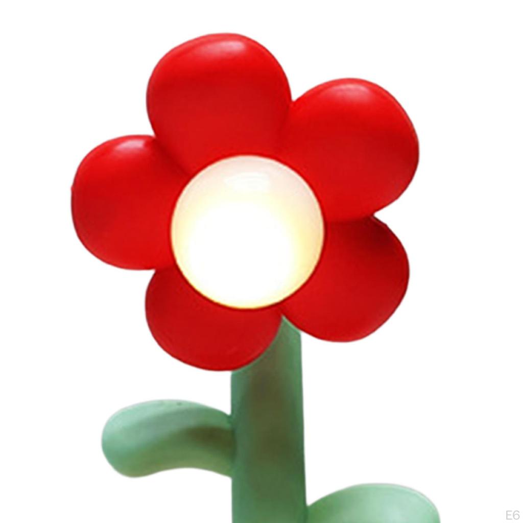 Creative Flower Table Lamp Night Light Modern for Bedside Dorm Party Decor Ornament
