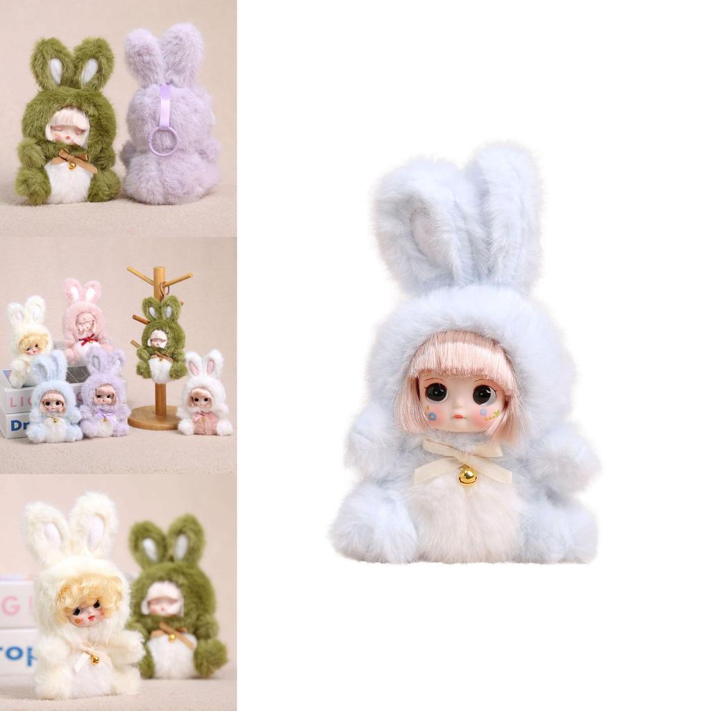 Plush Bunny Keychain With Soft Short Plush For Girls And Women