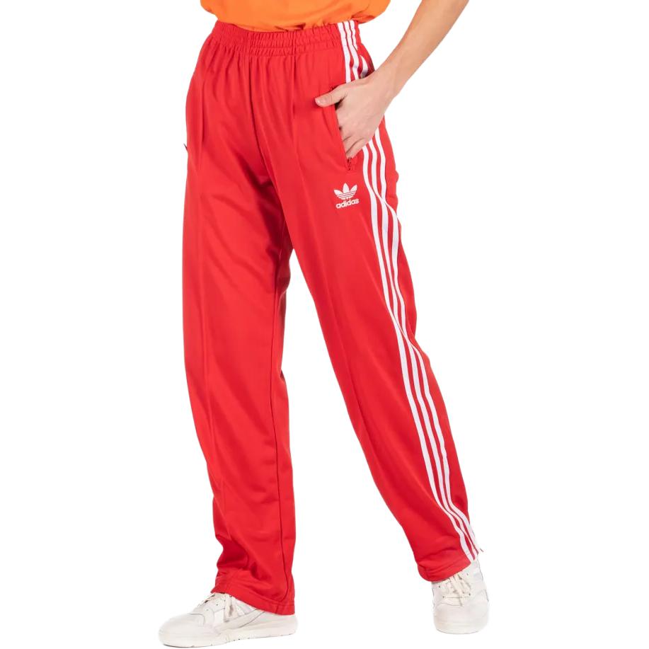 

Adidas Striped Breathable Comfortable Casual Pants Women Bottoms Red FM3266 M