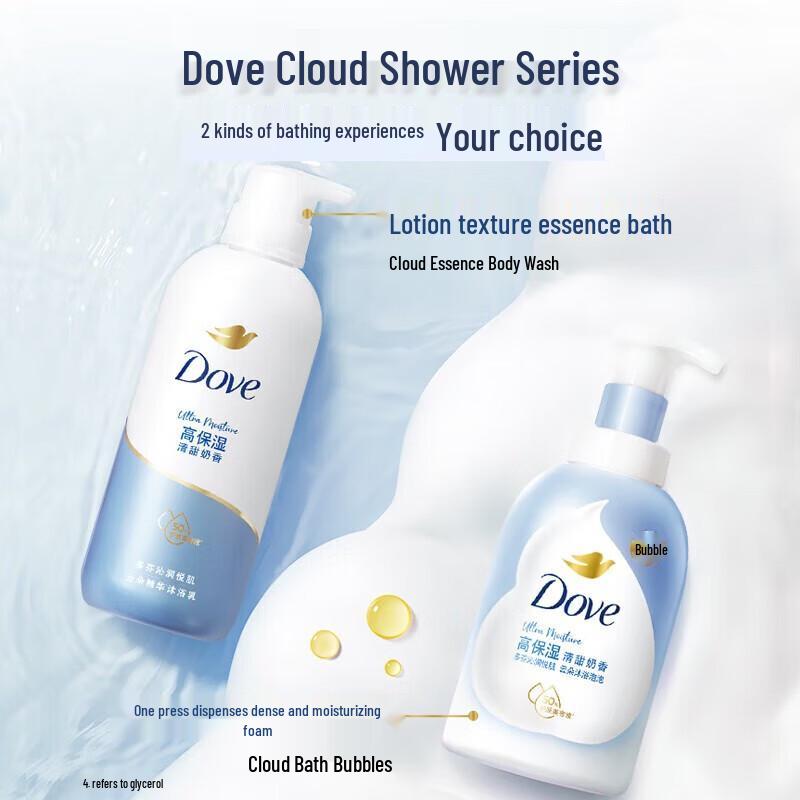 Dove Gentle Amino Acid Foaming Shower Gel