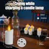 Pack of 12 Rechargeable LED Candle with Remote Control Flameless Tealight  Xmas Valentine Wedding Church Home Table Decoration