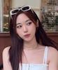 Hangeul Street Oval Chic Sunglasses White