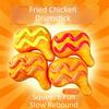 Simulation Slow Rising Squishy Realistic Sensory Fidget Ball Fried Chicken Drumstick Toy  Kids Toy