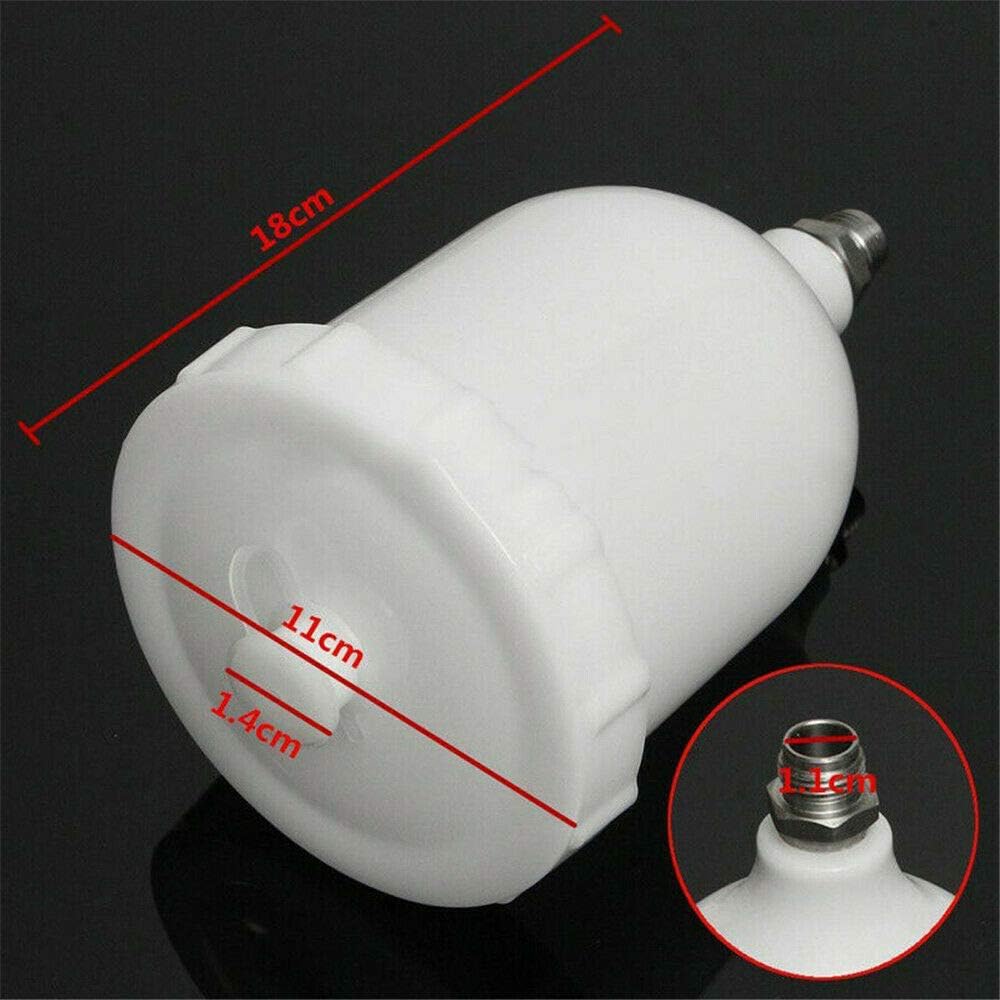 Riloer 20 oz/600 cc Spray Gun Cup ABS Plastic Gravity Feed Paint Cup Replacement Pot with M16X1.5mm Thread Connector for Most Automotive Series Spray