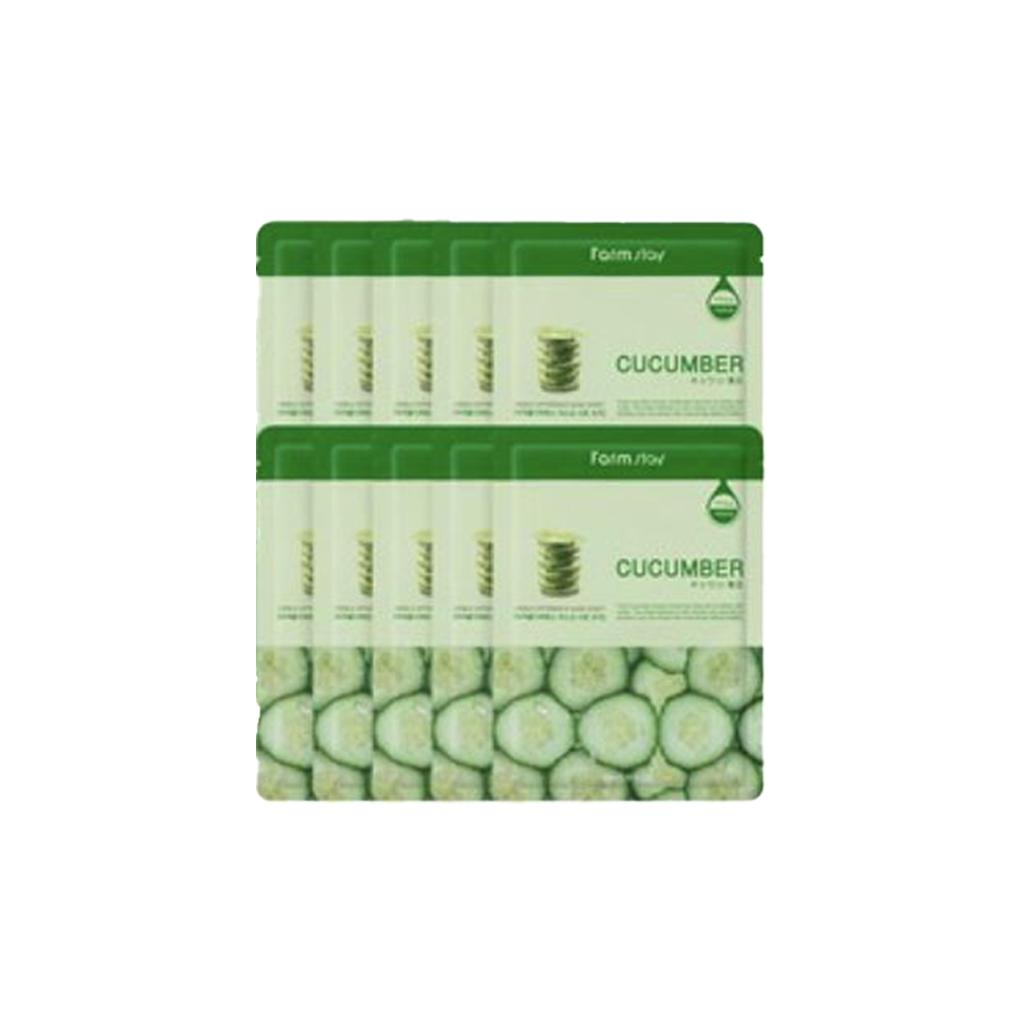 FARM STAY Visible Difference Mask Pack Cucumber 23ml (3 Options)