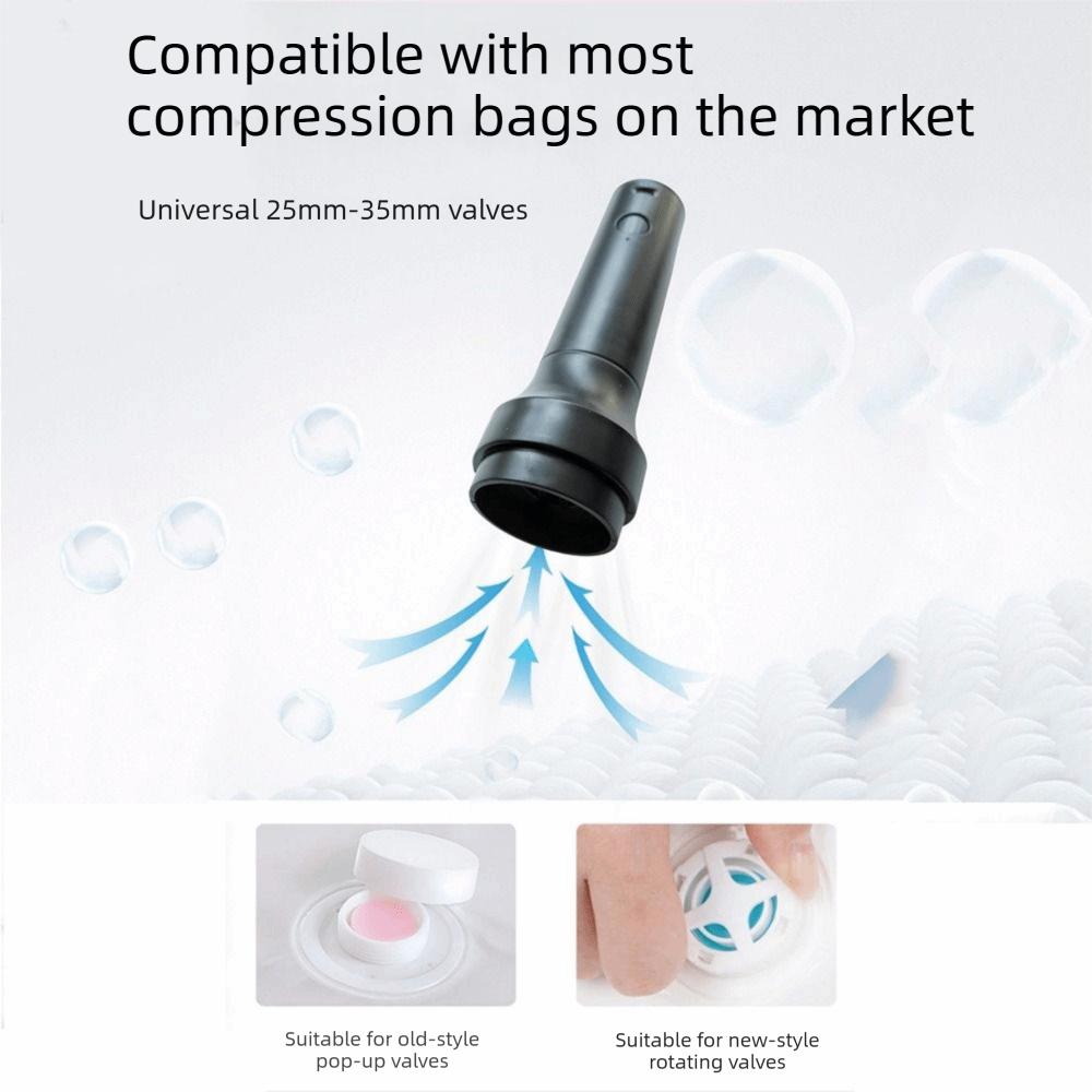 Cordless Electric Vacuum Pump USB Rechargeable Lightweight Vacuum Bag Pump Space Saver Handheld Compressed Bag Air Pump