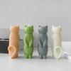 Cats Candle and Soaps Silicone Mold Creative Cats Shaped Scented Candle Silicone Mould Handmade Candle Crafting Mould