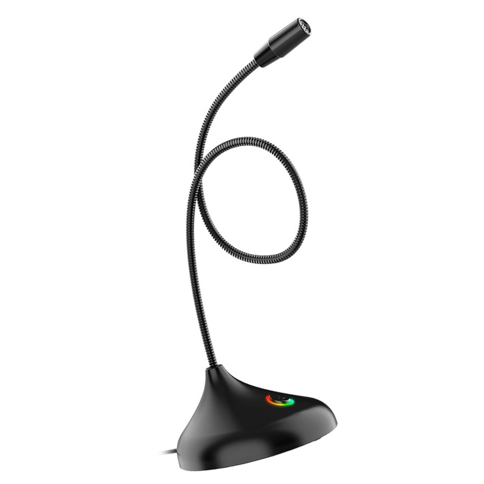 

Portable RGBs Desktop Microphones for PC and Laptop with Advanced Noise Filtering and Wide Compatibility 1