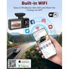 WIFI 3 Camera Dash Cam Cabin Car Dvr 1080P Interior Vehicle Three Way Channel Dvrs Recorder Video Registrator Dashcam Camcorder