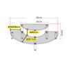 1-4 Tier Acrylic Display Stand for Action Figures,Cosmetic Rack Clay Doll Jewelry Cupcake Perfume for Corner Display Riser Shelf
