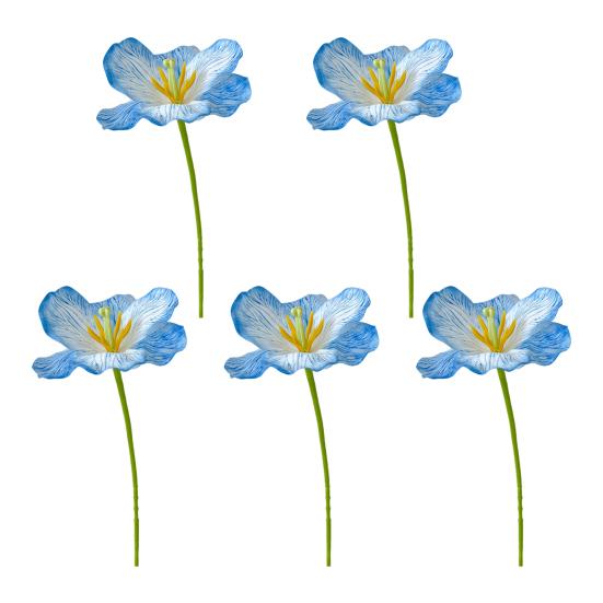 Simulovaný tulipán Umělé plně rozkvetlé tulipánové květy Falešný tulipán s ohebným stonkem pro jarní letní domácí dekoraci Svatební stolní dekorace
